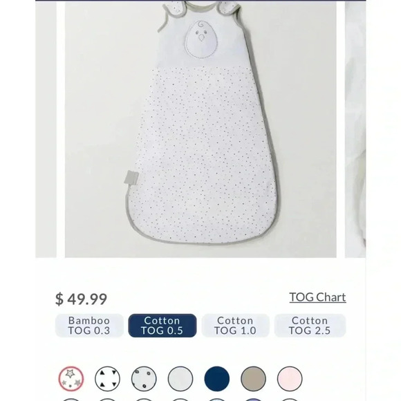 Nested Bean Stars Sleepsack Size S
0-6mo - Picture 2 of 5
